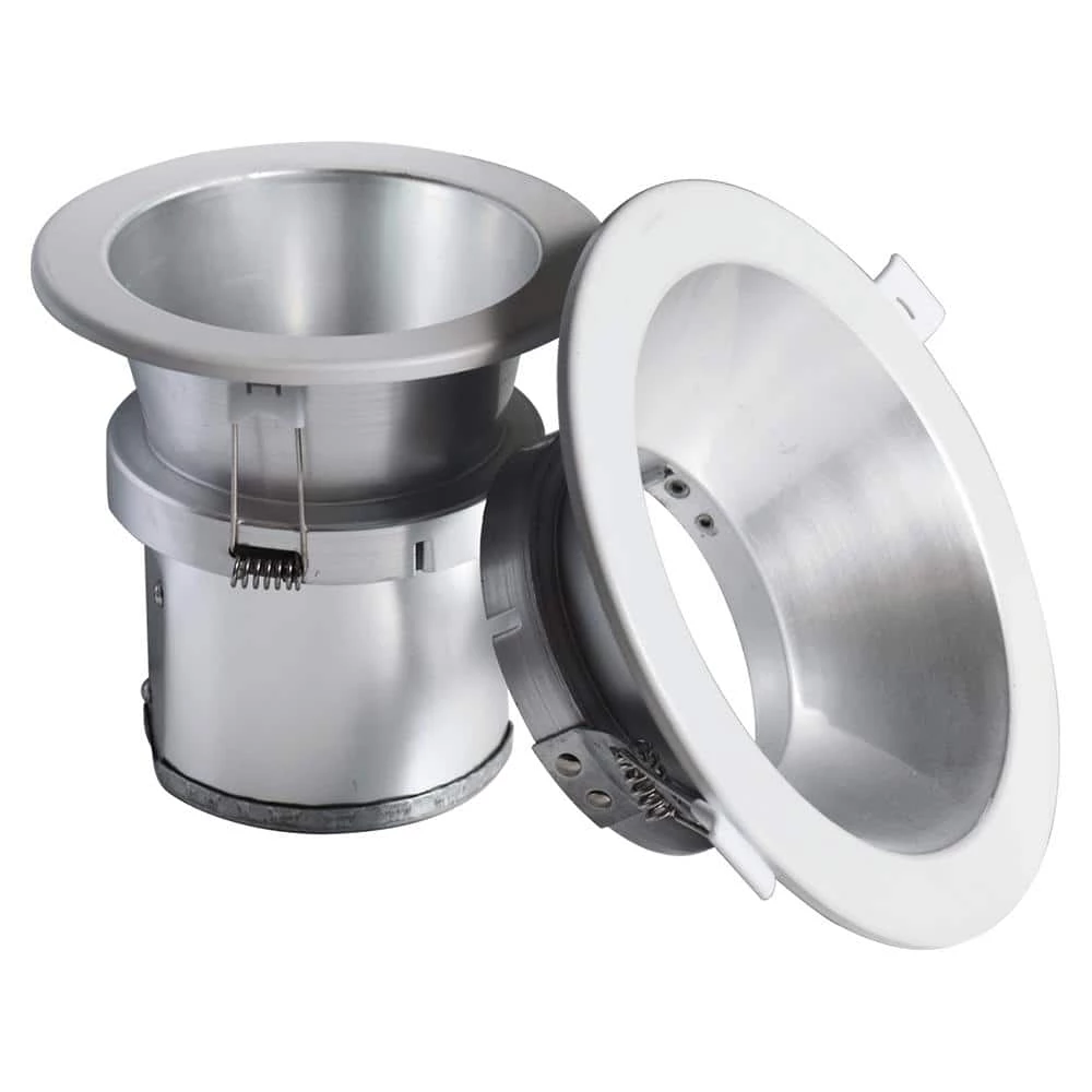 Versaflex 1.3 4 in. Down Light 5000K Selectable CCT New Construction Integrated LED Recessed Light Kit with Silver Trim by BEYOND LED TECHNOLOGY 3 Versaflex 1.3 4 in. Down Light 5000K Selectable CCT New Construction Integrated LED Recessed Light Kit with Silver Trim by BEYOND LED TECHNOLOGY