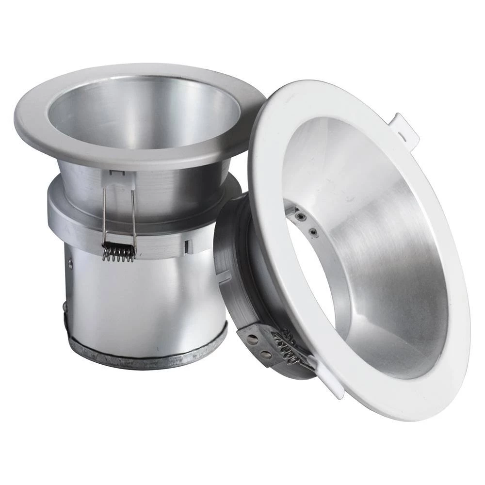 Versaflex 1.3 6 in. Down Light 5000K Selectable CC New Construction Integrated LED Recessed Light Kit with Silver Trim by BEYOND LED TECHNOLOGY 5 Versaflex 1.3 6 in. Down Light 5000K Selectable CC New Construction Integrated LED Recessed Light Kit with Silver Trim by BEYOND LED TECHNOLOGY - Image 4