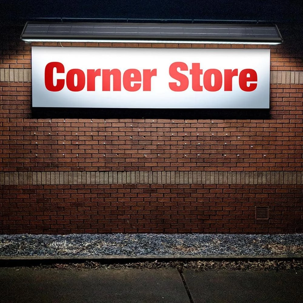 Solar 20-Watt 2000 Lumens 5000K Black Sign Triangle LED Spotlight by BEYOND LED TECHNOLOGY 4 Solar 20-Watt 2000 Lumens 5000K Black Sign Triangle LED Spotlight by BEYOND LED TECHNOLOGY - Image 2