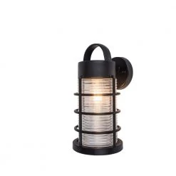 Coastal Bar Harbor 1-Light Black Outdoor Wall Lantern Sconce by LUTEC 7 Coastal Bar Harbor 1-Light Black Outdoor Wall Lantern Sconce by LUTEC -Deals BEYOND LED TECHNOLOGY Store black lutec outdoor sconces 5283001330 c3 1000