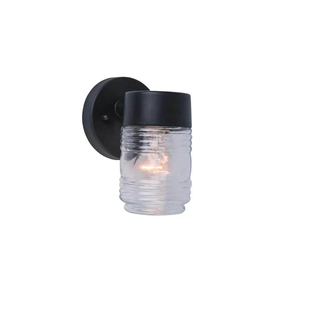 Coastal Portsmouth 1-Light Black Outdoor Wall Mount Lantern by LUTEC 5 Coastal Portsmouth 1-Light Black Outdoor Wall Mount Lantern by LUTEC - Image 3