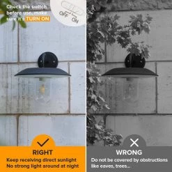 1-Light Black Solar Outdoor Barn Light Sconce with Dusk to Dawn by LUTEC 13 1-Light Black Solar Outdoor Barn Light Sconce with Dusk to Dawn by LUTEC -Deals BEYOND LED TECHNOLOGY Store black lutec outdoor sconces 6940002012 44 1000