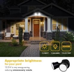 113-Watt Equivalent Integrated LED Black Dusk to Dawn Area Light (2-Pack) by LUTEC -Deals BEYOND LED TECHNOLOGY Store black lutec parking lot lights 7622111 1f 1000