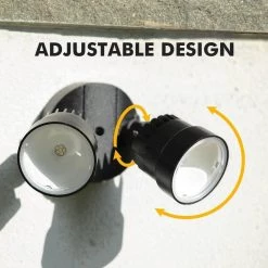 113-Watt Equivalent Integrated LED Black Dusk to Dawn Area Light (2-Pack) by LUTEC -Deals BEYOND LED TECHNOLOGY Store black lutec parking lot lights 7622111 4f 1000