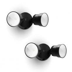113-Watt Equivalent Integrated LED Black Dusk to Dawn Area Light (2-Pack) by LUTEC