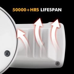 2-Head 300-Watt Equivalent Integrated LED White Outdoor Security Area Light by LUTEC -Deals BEYOND LED TECHNOLOGY Store black lutec parking lot lights 7635402053 1f 1000