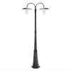 2-Light Black Cast Aluminum Solar Powered Outdoor Weather Resistant Post Light Set with LED Bulbs Included by LUTEC 1 2-Light Black Cast Aluminum Solar Powered Outdoor Weather Resistant Post Light Set with LED Bulbs Included by LUTEC -Deals BEYOND LED TECHNOLOGY Store black lutec post light sets 6940004012 64 1000