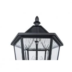 Coastal Milford 3-Light Outdoor Black Post Light by LUTEC -Deals BEYOND LED TECHNOLOGY Store black lutec post light sets 6951302012 77 1000