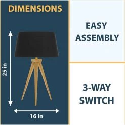 Sinatra 25 in. Antique Gold/Black Table Lamp by AF Lighting -Deals BEYOND LED TECHNOLOGY Store brass black af lighting table lamps 9144 tl 4f 1000