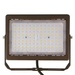 Atlas 180-Watt Bronze Outdoor Integrated LED Flood Light 12600 Lumens Adjustable CCT 3000K-4000K-5000K U-Bracket Mount by BEYOND LED TECHNOLOGY