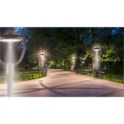 Bronze Housing LED Cirular Garden Post Top Light 18725 Lumens 5000K by BEYOND LED TECHNOLOGY -Deals BEYOND LED TECHNOLOGY Store bronze beyond led technology post lanterns 151236 1f 1000