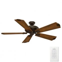 Fellini 60 in. Indoor Brushed Cocoa Bronze Ceiling Fan with Remote by Casablanca
