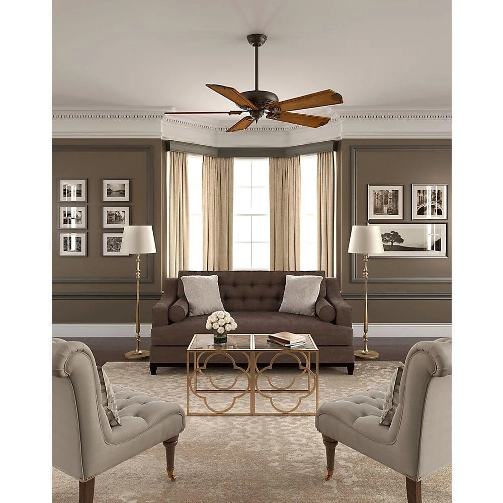 Fellini 60 in. Indoor Brushed Cocoa Bronze Ceiling Fan with Remote by Casablanca 4 Fellini 60 in. Indoor Brushed Cocoa Bronze Ceiling Fan with Remote by Casablanca - Image 2