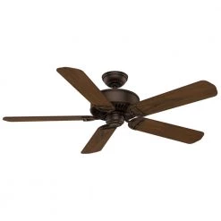 Panama DC 54 in. Indoor Brushed Cocoa Bronze Ceiling Fan with Remote by Casablanca