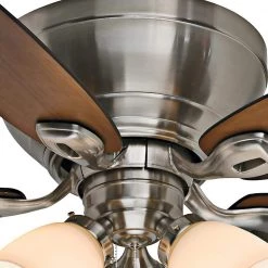 Durant 44 in. Indoor Brushed Nickel Ceiling Fan with Light Kit by Casablanca -Deals BEYOND LED TECHNOLOGY Store brushed nickel casablanca ceiling fans with lights 53187 44 1000