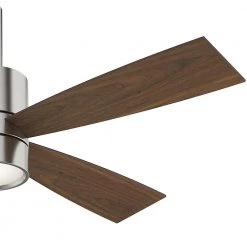 Bullet 54 in. Integrated LED Indoor Brushed Nickel Ceiling Fan with Light and Wall Control by Casablanca -Deals BEYOND LED TECHNOLOGY Store brushed nickel casablanca ceiling fans with lights 59288 1d 1000