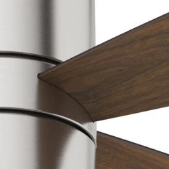 Bullet 54 in. Integrated LED Indoor Brushed Nickel Ceiling Fan with Light and Wall Control by Casablanca -Deals BEYOND LED TECHNOLOGY Store brushed nickel casablanca ceiling fans with lights 59288 77 1000