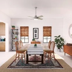 Levitt 44-in Brushed Nickel Ceiling Fan with LED Lighting by Casablanca -Deals BEYOND LED TECHNOLOGY Store brushed nickel casablanca ceiling fans with lights 59436 31 1000