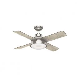 Levitt 44-in Brushed Nickel Ceiling Fan with LED Lighting by Casablanca