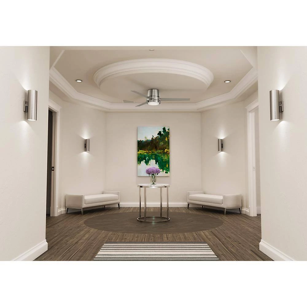 Commodus 54 in. Integrated LED Low Profile Indoor Brushed Nickel Ceiling Fan with Light Kit and Remote Control by Casablanca 10 Commodus 54 in. Integrated LED Low Profile Indoor Brushed Nickel Ceiling Fan with Light Kit and Remote Control by Casablanca - Image 8