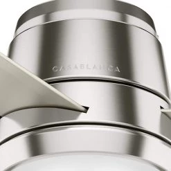 Commodus 54 in. Integrated LED Low Profile Indoor Brushed Nickel Ceiling Fan with Light Kit and Remote Control by Casablanca 15 Commodus 54 in. Integrated LED Low Profile Indoor Brushed Nickel Ceiling Fan with Light Kit and Remote Control by Casablanca -Deals BEYOND LED TECHNOLOGY Store brushed nickel casablanca ceiling fans with lights 59573 44 1000