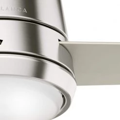 Commodus 54 in. Integrated LED Low Profile Indoor Brushed Nickel Ceiling Fan with Light Kit and Remote Control by Casablanca 13 Commodus 54 in. Integrated LED Low Profile Indoor Brushed Nickel Ceiling Fan with Light Kit and Remote Control by Casablanca -Deals BEYOND LED TECHNOLOGY Store brushed nickel casablanca ceiling fans with lights 59573 4f 1000