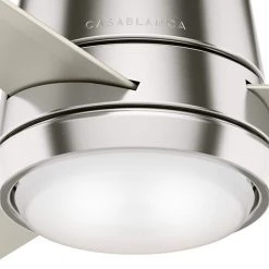 Commodus 54 in. Integrated LED Low Profile Indoor Brushed Nickel Ceiling Fan with Light Kit and Remote Control by Casablanca 16 Commodus 54 in. Integrated LED Low Profile Indoor Brushed Nickel Ceiling Fan with Light Kit and Remote Control by Casablanca -Deals BEYOND LED TECHNOLOGY Store brushed nickel casablanca ceiling fans with lights 59573 fa 1000