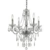 Naples 4-Light Clear Mini Chandelier by AF Lighting -Deals BEYOND LED TECHNOLOGY Store clear af lighting chandeliers 8350 4h 64 1000