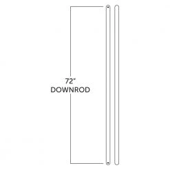 Perma Lock 72 in. Cottage White Extension Downrod for 15 ft. ceilings by Casablanca -Deals BEYOND LED TECHNOLOGY Store cottage white casablanca ceiling fan downrods 99206 4f 1000