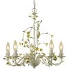 Grace 5-Light Cream Star Flower Chandelier by AF Lighting 1 Grace 5-Light Cream Star Flower Chandelier by AF Lighting -Deals BEYOND LED TECHNOLOGY Store cream hand painted flowers af lighting chandeliers 7046 5h 64 1000