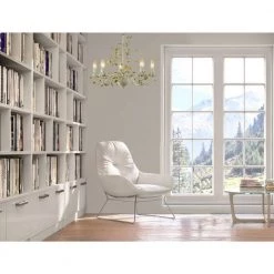 Grace 5-Light Cream Star Flower Chandelier by AF Lighting -Deals BEYOND LED TECHNOLOGY Store cream hand painted flowers af lighting chandeliers 7046 5h a0 1000