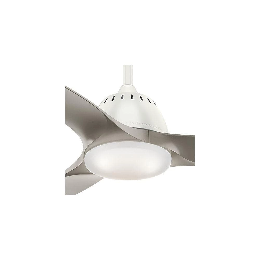 Wisp 44 in. LED Indoor Fresh White Ceiling Fan with Remote Control by Casablanca 7 Wisp 44 in. LED Indoor Fresh White Ceiling Fan with Remote Control by Casablanca - Image 5