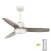 Wisp 44 in. LED Indoor Fresh White Ceiling Fan with Remote Control by Casablanca -Deals BEYOND LED TECHNOLOGY Store fresh white casablanca ceiling fans with lights 59149 64 1000