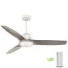 Wisp 52 in. LED Indoor Fresh White Ceiling Fan with Remote by Casablanca -Deals BEYOND LED TECHNOLOGY Store fresh white casablanca ceiling fans with lights 59151 64 1000