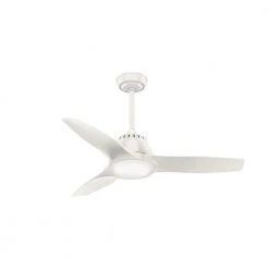 Wisp 44 in. LED Indoor Fresh White Ceiling Fan with Remote by Casablanca