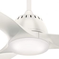 Wisp 44 in. LED Indoor Fresh White Ceiling Fan with Remote by Casablanca -Deals BEYOND LED TECHNOLOGY Store fresh white casablanca ceiling fans with lights 59286 77 1000
