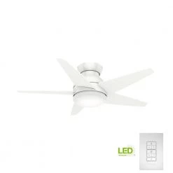 Isotope 44 in. LED Fresh White Indoor Ceiling Fan with Light and Wall Control by Casablanca -Deals BEYOND LED TECHNOLOGY Store fresh white casablanca ceiling fans with lights 59350 1f 1000