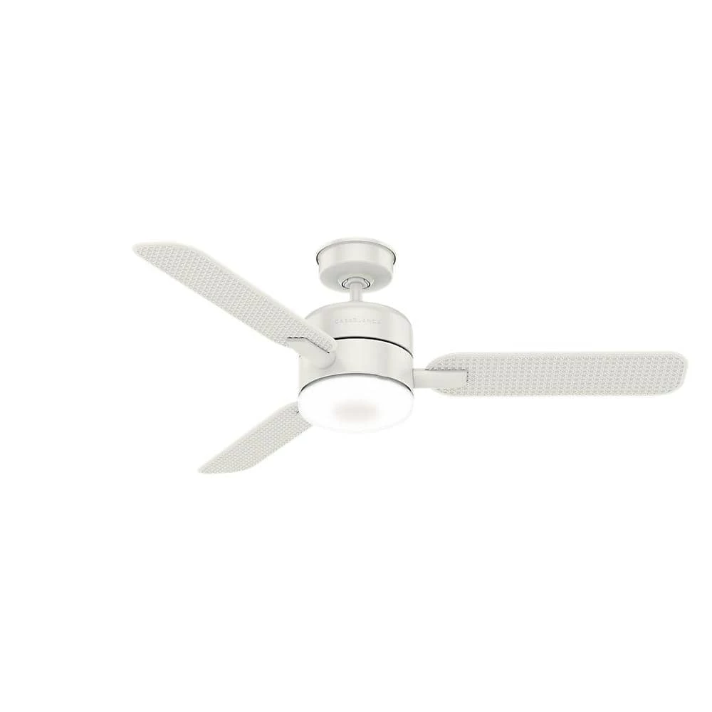 Paume 54-in Fresh White Outdoor Ceiling Fan with LED Lighting by Casablanca 3 Paume 54-in Fresh White Outdoor Ceiling Fan with LED Lighting by Casablanca