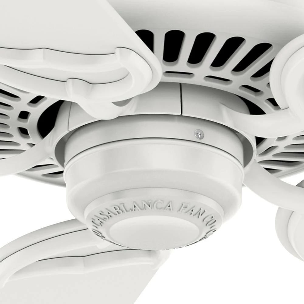Panama 54 in. Indoor Fresh White Ceiling Fan by Casablanca 10 Panama 54 in. Indoor Fresh White Ceiling Fan by Casablanca - Image 8