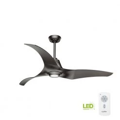 Stingray 60 in. Integrated LED Indoor Granite Ceiling Fan with Light by Casablanca
