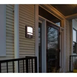 120-Degree 1 Head Gray Motion Activated Outdoor Integrated LED Flood Light by LUTEC -Deals BEYOND LED TECHNOLOGY Store gray lutec flood lights st1906 cam 1f 1000