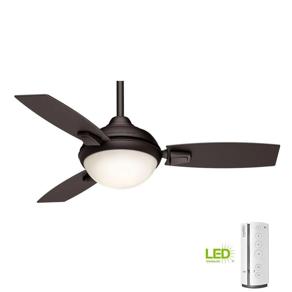 Verse 44 in. LED Indoor/Outdoor Maiden Bronze Ceiling Fan with remote by Casablanca 3 Verse 44 in. LED Indoor/Outdoor Maiden Bronze Ceiling Fan with remote by Casablanca
