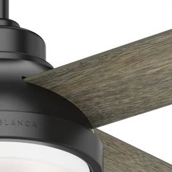 Levitt 54-in Matte Black Ceiling Fan with LED Lighting by Casablanca -Deals BEYOND LED TECHNOLOGY Store matte black casablanca ceiling fans with lights 59432 44 1000