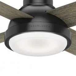 Levitt 54-in Matte Black Ceiling Fan with LED Lighting by Casablanca -Deals BEYOND LED TECHNOLOGY Store matte black casablanca ceiling fans with lights 59432 66 1000