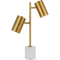Derry 20 in. Matte Gold Table Lamp by AF Lighting