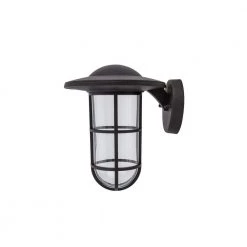 Coastal Niantic 1-Light Oil Rubbed Bronze Outdoor Wall Lantern Sconce by LUTEC