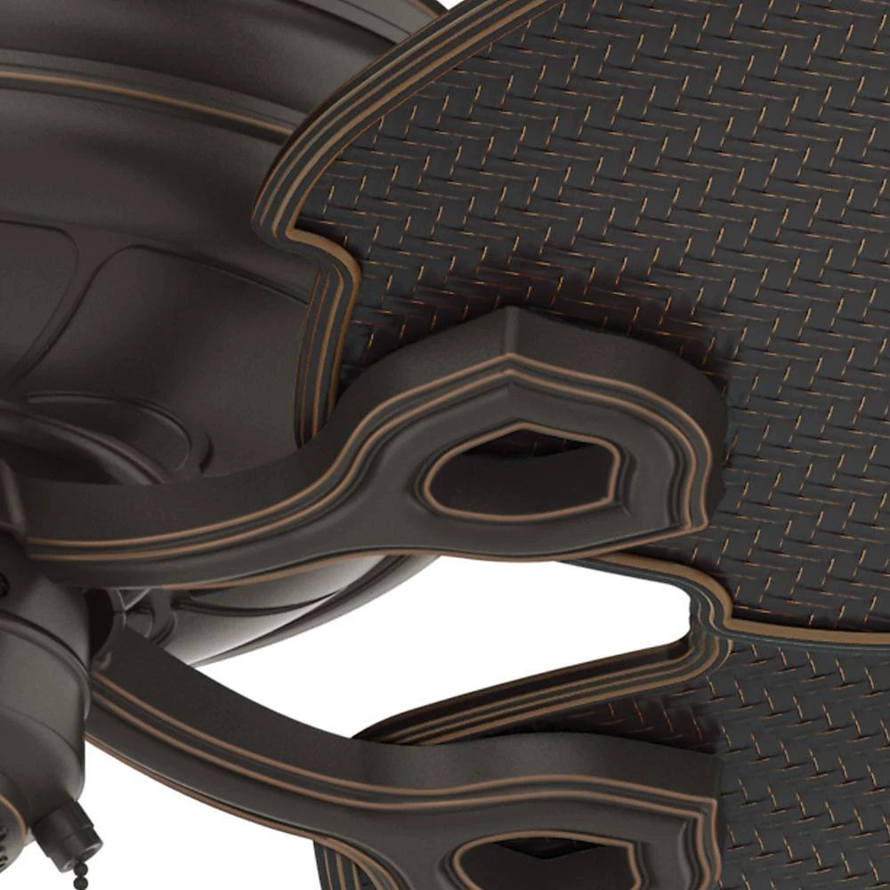 Charthouse 54 in. Outdoor Onyx Bengal Ceiling Fan by Casablanca 9 Charthouse 54 in. Outdoor Onyx Bengal Ceiling Fan by Casablanca - Image 7