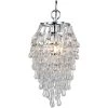 Crystal Teardrop 1-Light Chrome Mini Chandelier by AF Lighting -Deals BEYOND LED TECHNOLOGY Store polished chrome clear glass af lighting chandeliers 4950 1h 64 1000