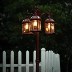 3-Head Rust Outdoor Post Light by LUTEC 15 3-Head Rust Outdoor Post Light by LUTEC -Deals BEYOND LED TECHNOLOGY Store rust lutec post light sets 7150630272 44 1000