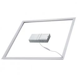 Geometric 2 ft. x 2 ft. 2500-5000 Lumens Integrated LED Grid Panel Light CCT Adjustable 3000K-4000K-5000K (6-Pack) by BEYOND LED TECHNOLOGY -Deals BEYOND LED TECHNOLOGY Store silver beyond led technology led panel lights 151399 1 1f 1000